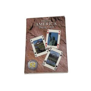 Discover America playing cards